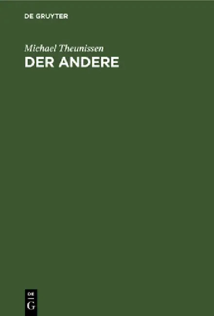 Buy Der Andere (English, Michael Theunissen) Online at Best Price - BookBajar