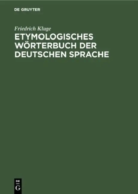 Buy Etymologisches Wörterbuch Der Deutschen Sprache (English, Friedrich Kluge | Walther Mitzka) Online at Best Price - BookBajar