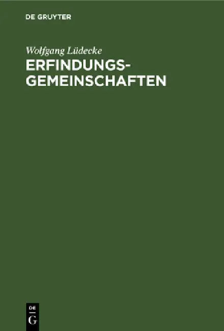 Buy Erfindungsgemeinschaften (English, Wolfgang Lüdecke) Online at Best Price - BookBajar