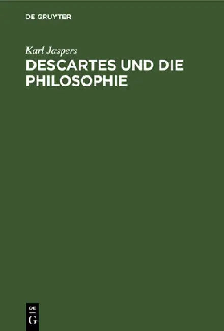 Descartes Und Die Philosophie (English, Karl Jaspers) - Image 1 - BookBajar