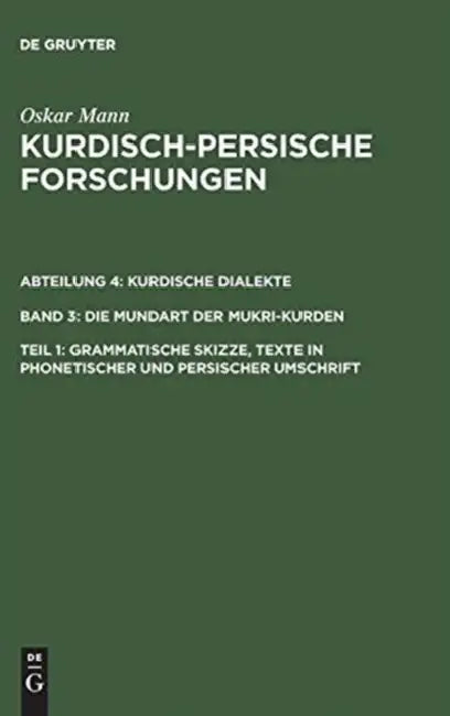 Buy Grammatische Skizze, Texte in phonetischer und persischer Umschrift (English, Oskar Mann) Online at Best Price - BookBajar