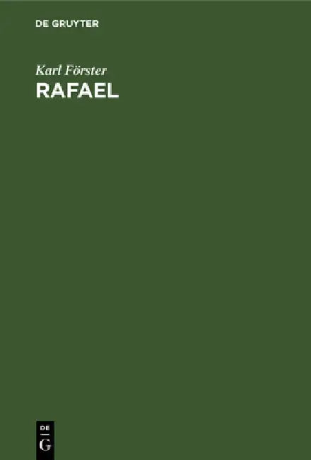 Buy Rafael (English, Karl Förster) Online at Best Price - BookBajar