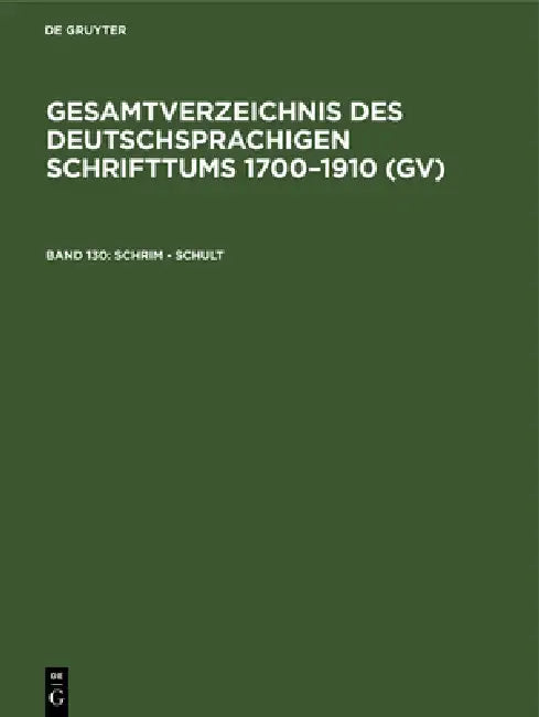 Buy Schrim - Schult (English, Hilmar Schmuck | Willi Gorzny | Peter Geils) Online at Best Price - BookBajar