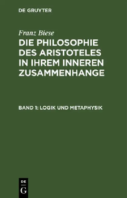 Logik und Metaphysik (English, Franz Biese) - Image 1 - BookBajar
