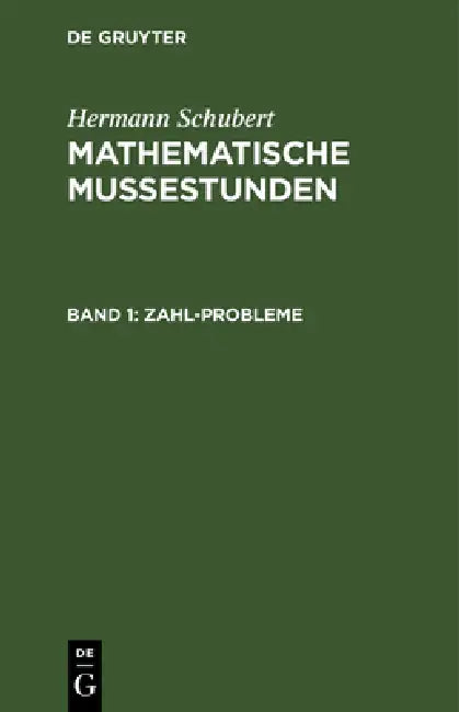 Buy Zahl-Probleme (English, Hermann Schubert) Online at Best Price - BookBajar