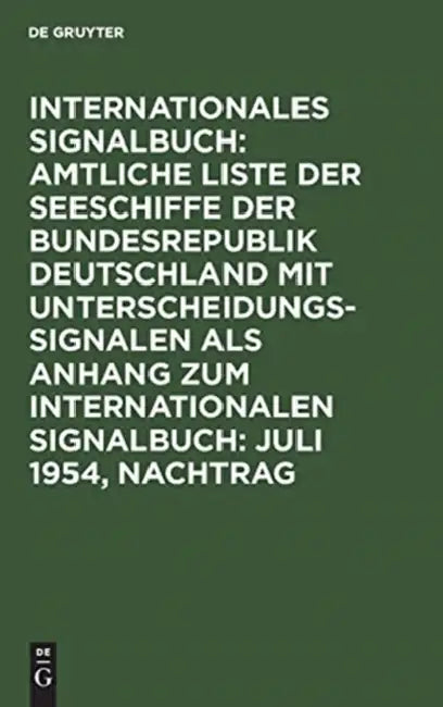 Buy Juli 1954, Nachtrag (English, Reichsamt Des Innern) Online at Best Price - BookBajar