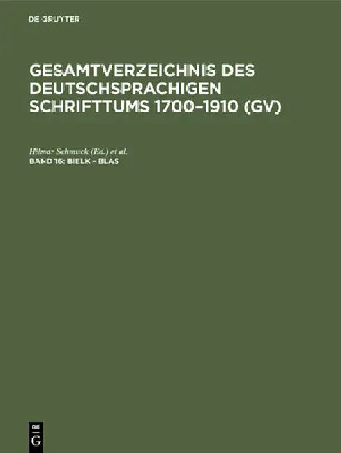 Buy Bielk - Blas (English, Hilmar Schmuck | Willi Gorzny | Hans Popst) Online at Best Price - BookBajar