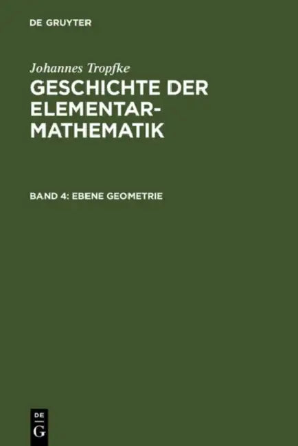 Buy Ebene Geometrie (English, Kurt Vogel | Karin Reich | Helmuth Gericke) Online at Best Price - BookBajar