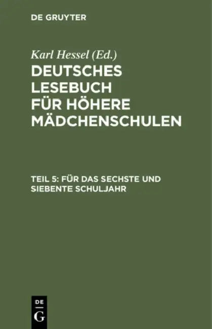 Für Das Sechste Und Siebente Schuljahr (English, Christian Ufer) - Image 1 - BookBajar