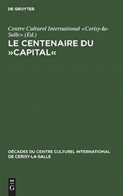 Buy Le Centenaire du Capital (English, No Contributor) Online at Best Price - BookBajar