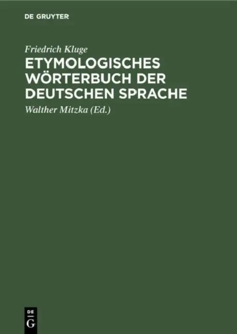 Buy Etymologisches Wörterbuch der deutschen Sprache (English, Friedrich Kluge | Walther Mitzka) Online at Best Price - BookBajar