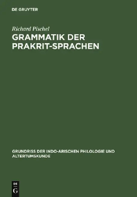 Grammatik Der Prakrit-Sprachen (English, Richard Pischel) - Image 1 - BookBajar