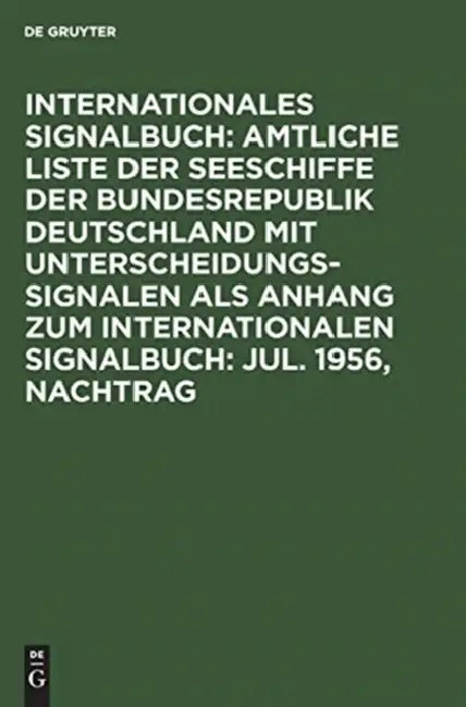 Buy Jul. 1956, Nachtrag (English, Reichsamt Des Innern) Online at Best Price - BookBajar