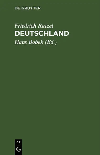 Deutschland (English, Friedrich Ratzel | Hans Bobek) - Image 1 - BookBajar