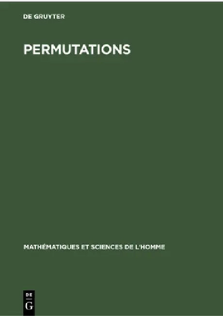 Buy Permutations (English, No Contributor) Online at Best Price - BookBajar