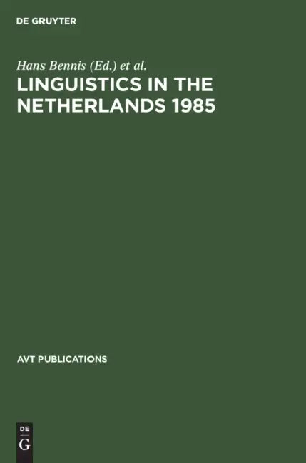 Buy Linguistics in the Netherlands 1985 (English, Hans Bennis | Frits Beukema) Online at Best Price - BookBajar