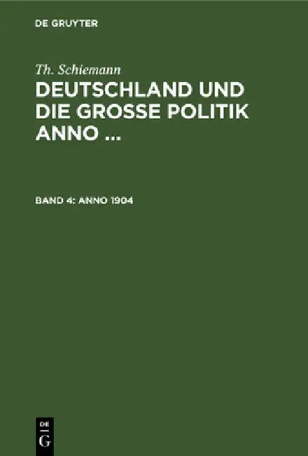 Anno 1904 (English, Th Schiemann) - Image 1 - BookBajar