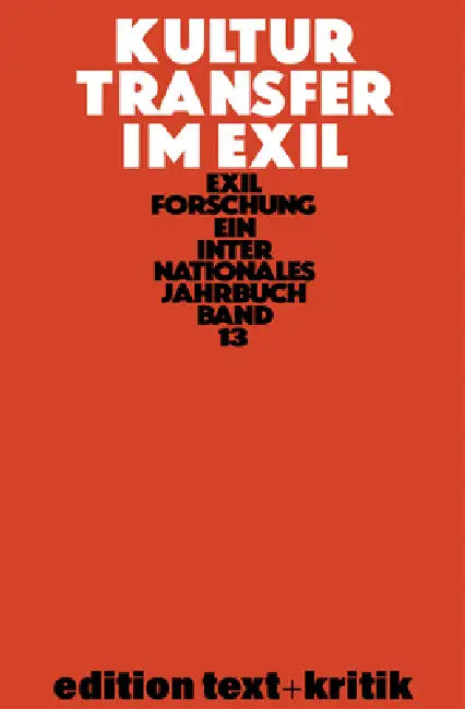 Kulturtransfer Im Exil (English, Klaus-Dieter Krohn) - Image 1 - BookBajar