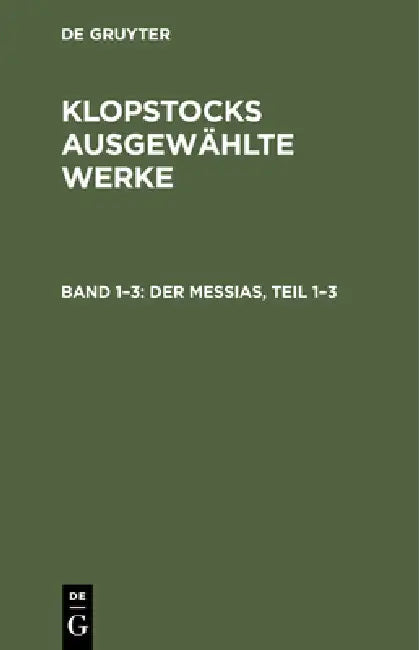 Buy Der Messias, Teil 1-3 (English, No Contributor) Online at Best Price - BookBajar