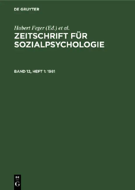 Buy 1981 (English, Hubert Feger | C. F. Graumann | Klaus Holzkamp) Online at Best Price - BookBajar