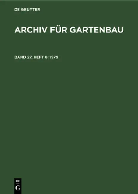 1979 (English, Deutsche Akademie Der Landwirtschaftswis) - Image 1 - BookBajar