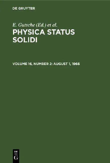 Buy August 1, 1966 (English, E. Gutsche | K. Müller | P. Görlich) Online at Best Price - BookBajar