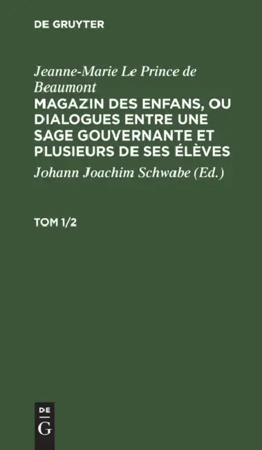 Buy Jeanne-Marie Le Prince de Beaumont (English, Johann Joachim Schwabe | Jeanne-Marie Le Prince De Beaumont) Online at Best Price - BookBajar
