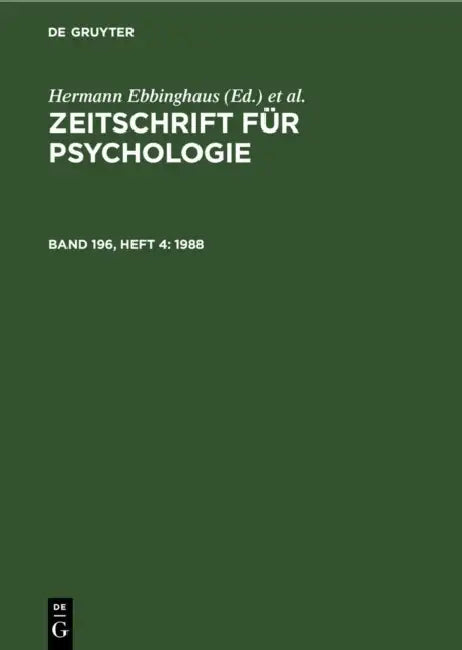 Buy 1988 (English, Hermann Ebbinghaus | Arthur König) Online at Best Price - BookBajar