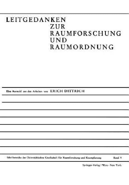 Leitgedanken Zur Raumforschung Und Raumordnung (English, Kenneth A. Loparo) - Image 1 - BookBajar