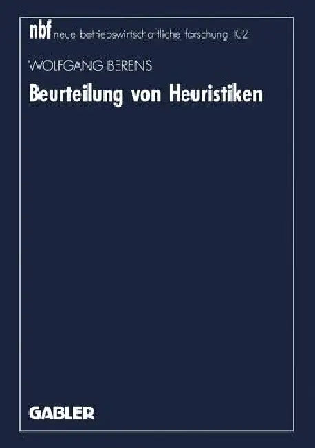 Beurteilung Von Heuristiken (English, Wolfgang Berens) - Image 1 - BookBajar