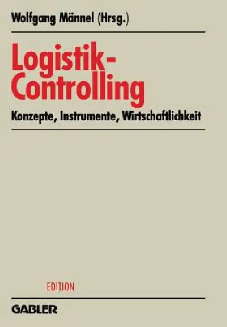 Buy Logistik-Controlling (English, Wolfgang Männel) Online at Best Price - BookBajar