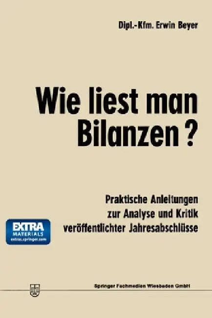 Buy Wie liest man Bilanzen? (English, Erwin Beyer) Online at Best Price - BookBajar