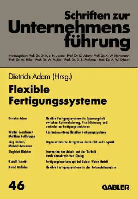 Flexible Fertigungssysteme (English, Dietrich Adam) - Image 1 - BookBajar