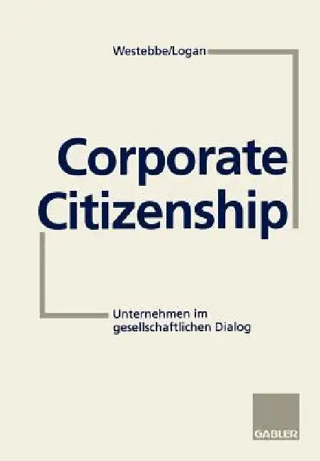 Corporate Citizenship (English, Achim Westebbe | David Logan) - Image 1 - BookBajar
