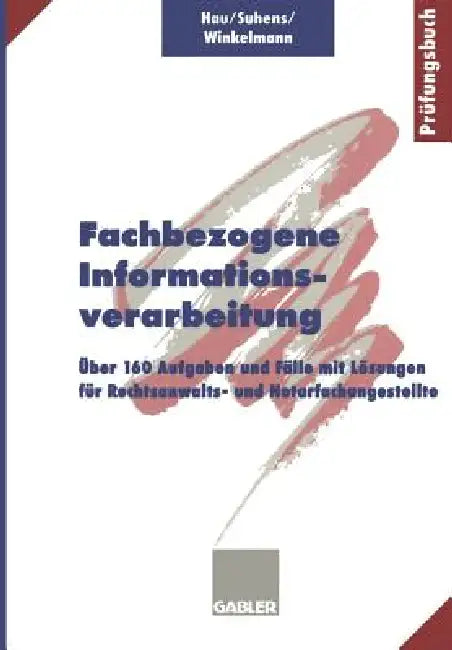Fachbezogene Informationsverarbeitung (English, Werner Hau | Martina Suhens | Lieselotte Winkelmann) - Image 1 - BookBajar
