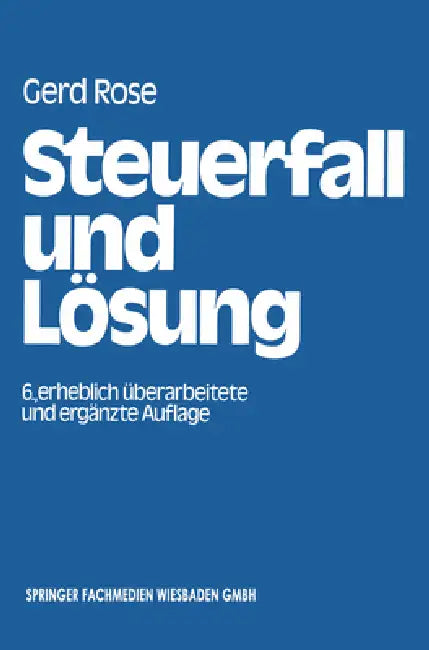Buy Steuerfall und Lösung (English, Gerd Rose) Online at Best Price - BookBajar