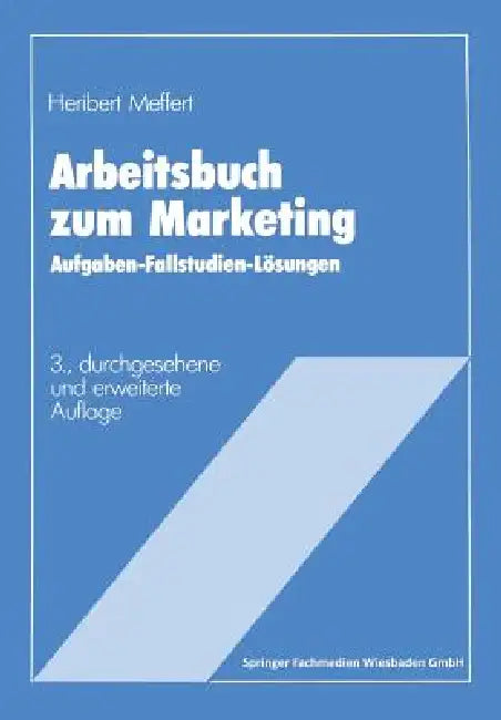 Arbeitsbuch Zum Marketing (English, Heribert Meffert) - Image 1 - BookBajar