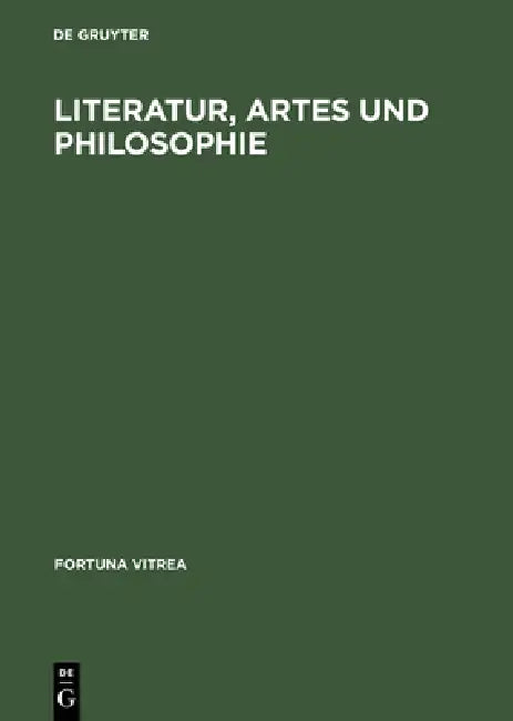 Buy Literatur, Artes und Philosophie (English, de Gruyter) Online at Best Price - BookBajar