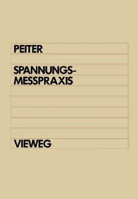Buy Spannungsmeßpraxis (English, Arnold Peiter) Online at Best Price - BookBajar