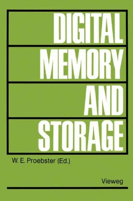 Buy Digital Memory and Storage (English, Walter E. Proebster) Online at Best Price - BookBajar