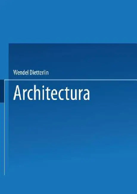 Buy Architectura (English, Wendel Dietterlin) Online at Best Price - BookBajar