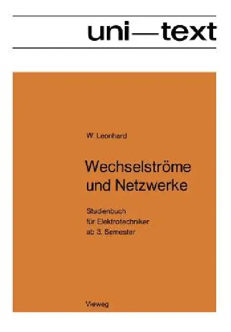 Buy Wechselströme Und Netzwerke (English, Werner Leonhard) Online at Best Price - BookBajar