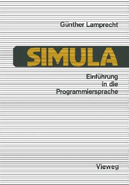 Buy Einführung in Die Programmiersprache Simula (English, Günther Lamprecht) Online at Best Price - BookBajar