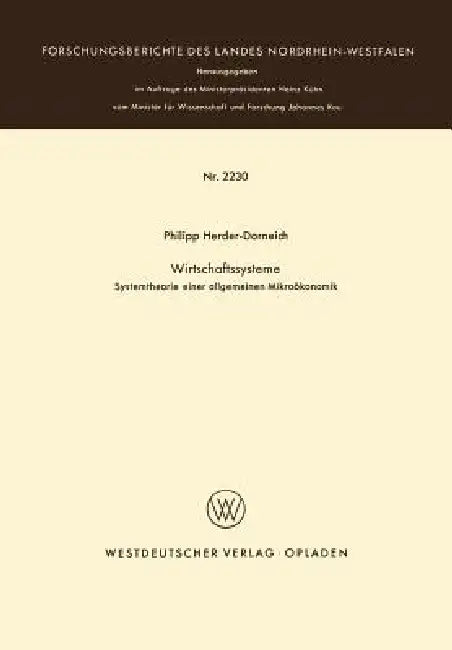 Buy Wirtschaftssysteme (English, Philipp Herder-Dorneich) Online at Best Price - BookBajar