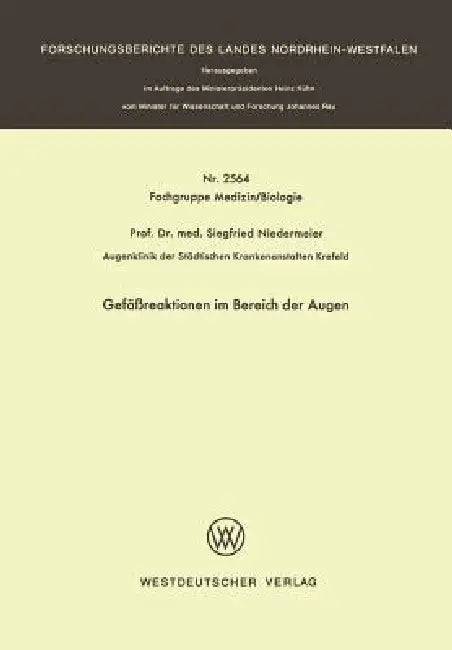 Buy Gefäßreaktionen Im Bereich Der Augen (English, Siegfried Niedermeier) Online at Best Price - BookBajar