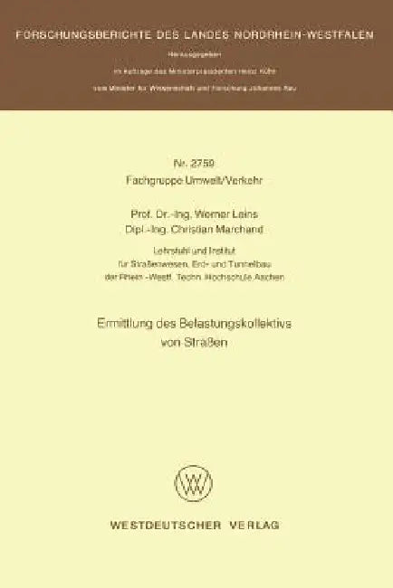 Buy Ermittlung Des Belastungskollektivs Von Straßen (English, Werner Leins) Online at Best Price - BookBajar