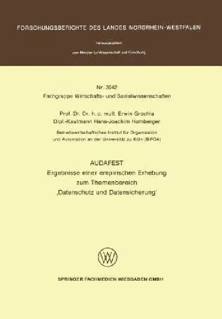 Buy Audafest (English, Erwin Grochla) Online at Best Price - BookBajar