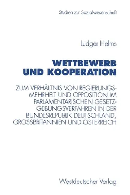 Buy Wettbewerb Und Kooperation (English, Ludger Helms) Online at Best Price - BookBajar