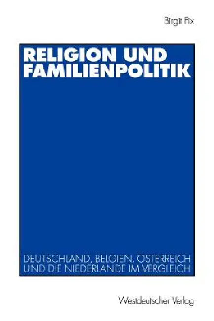 Religion Und Familienpolitik (English, Birgit Fix) - Image 1 - BookBajar