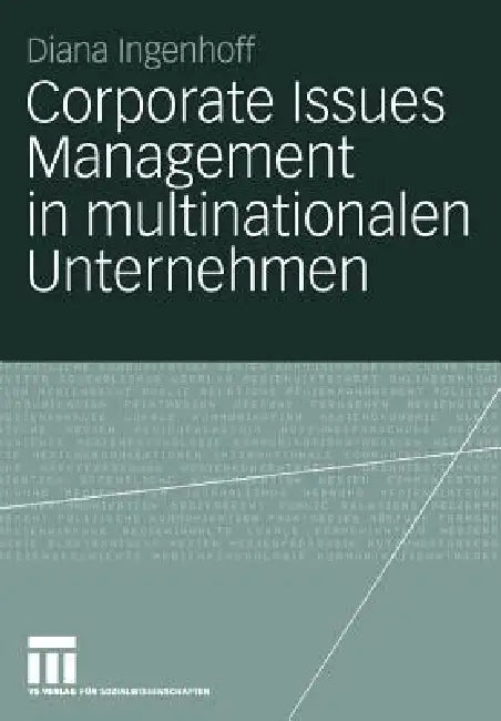 Corporate Issues Management in Multinationalen Unternehmen (English, Diana Ingenhoff) - Image 1 - BookBajar